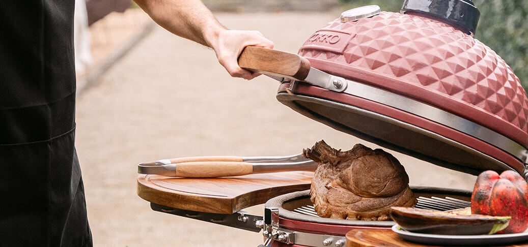 Kamado XL rouge oxyde