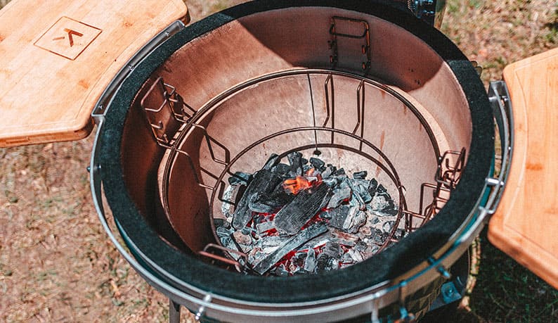 Innenraum Kamado