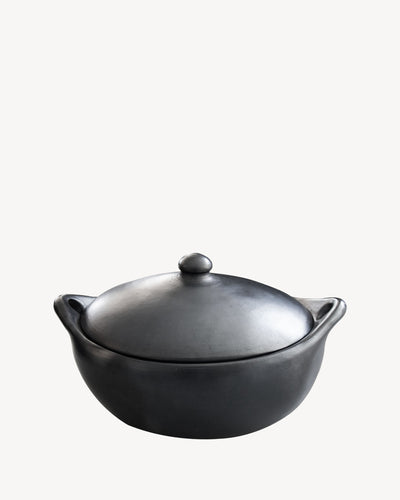 Schmortopf aus schwarzem Chamba-Ton für Kokko XL 22"