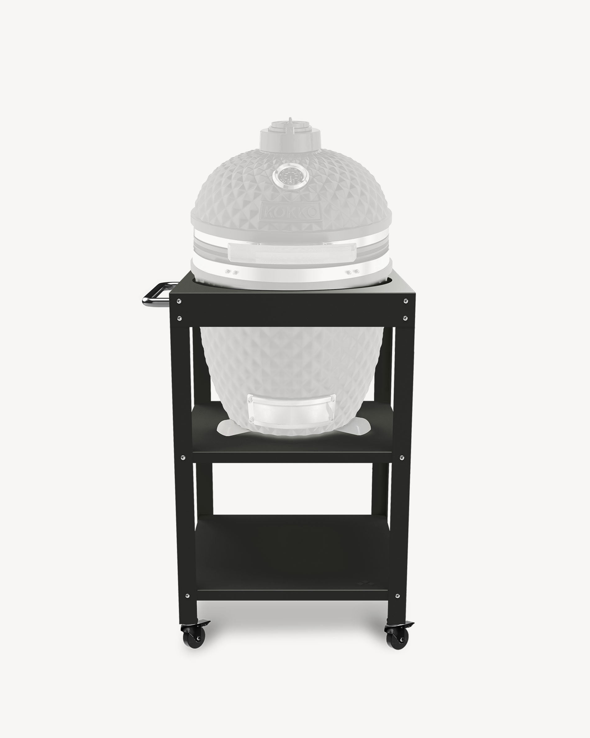 Schwarzer Metall-Beistelltisch für Kokko L 18''