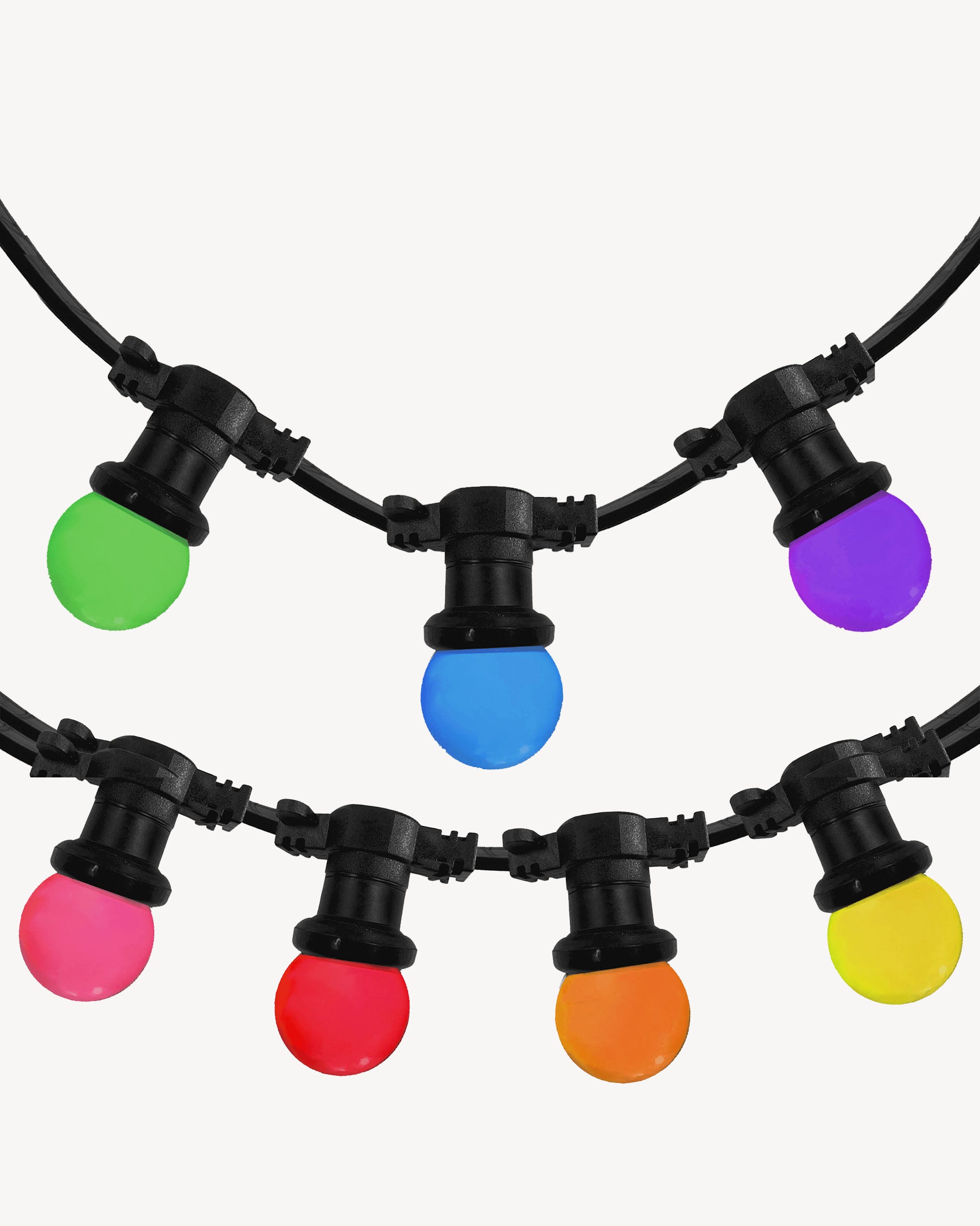Bunte Lichterkette