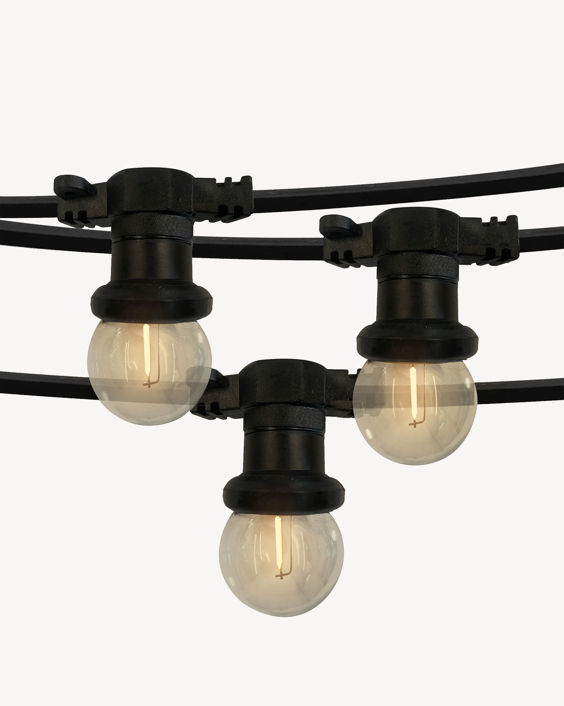 Runde Lichterkette mit Filament