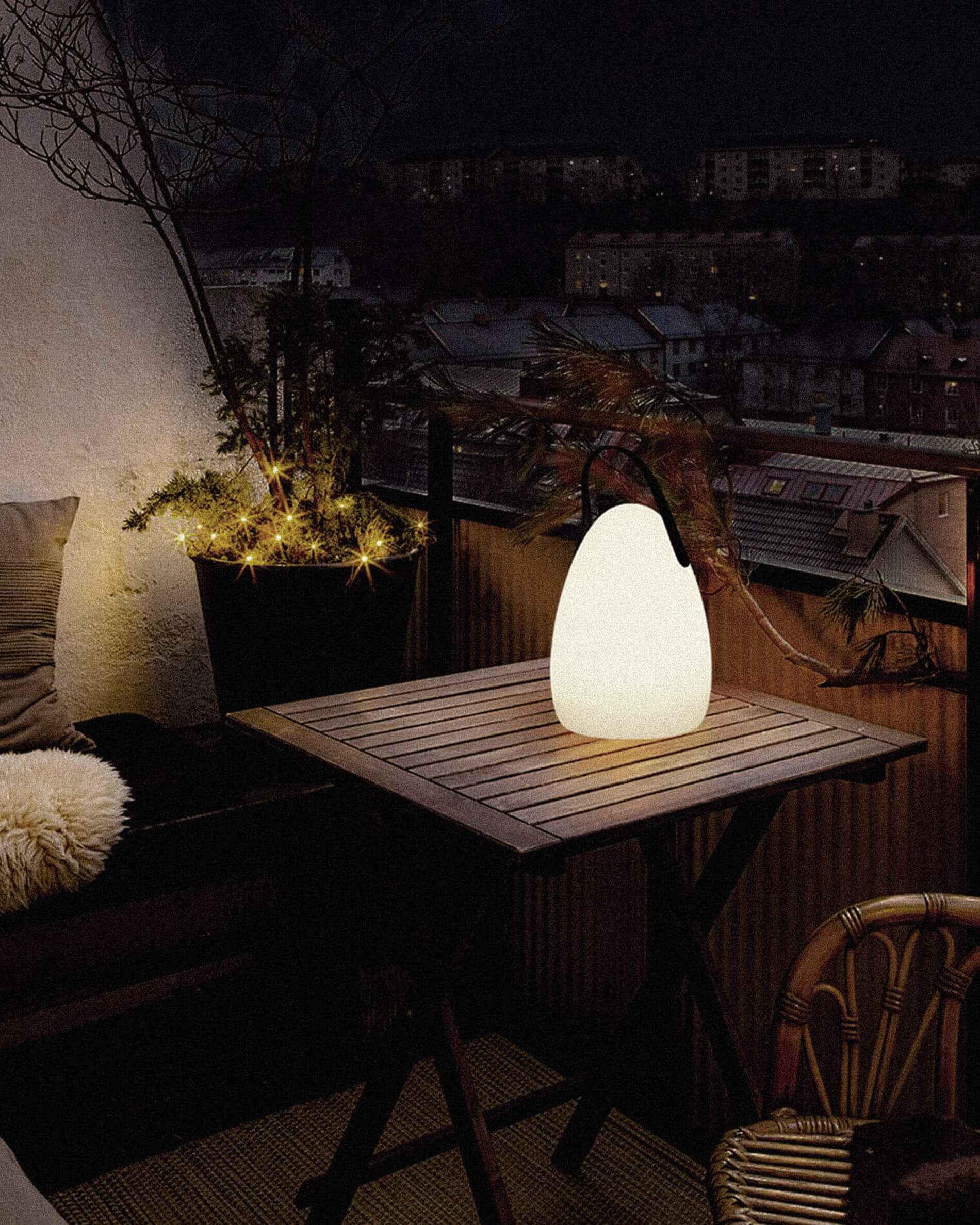 Wiederaufladbare Outdoor-Ei-Lampe