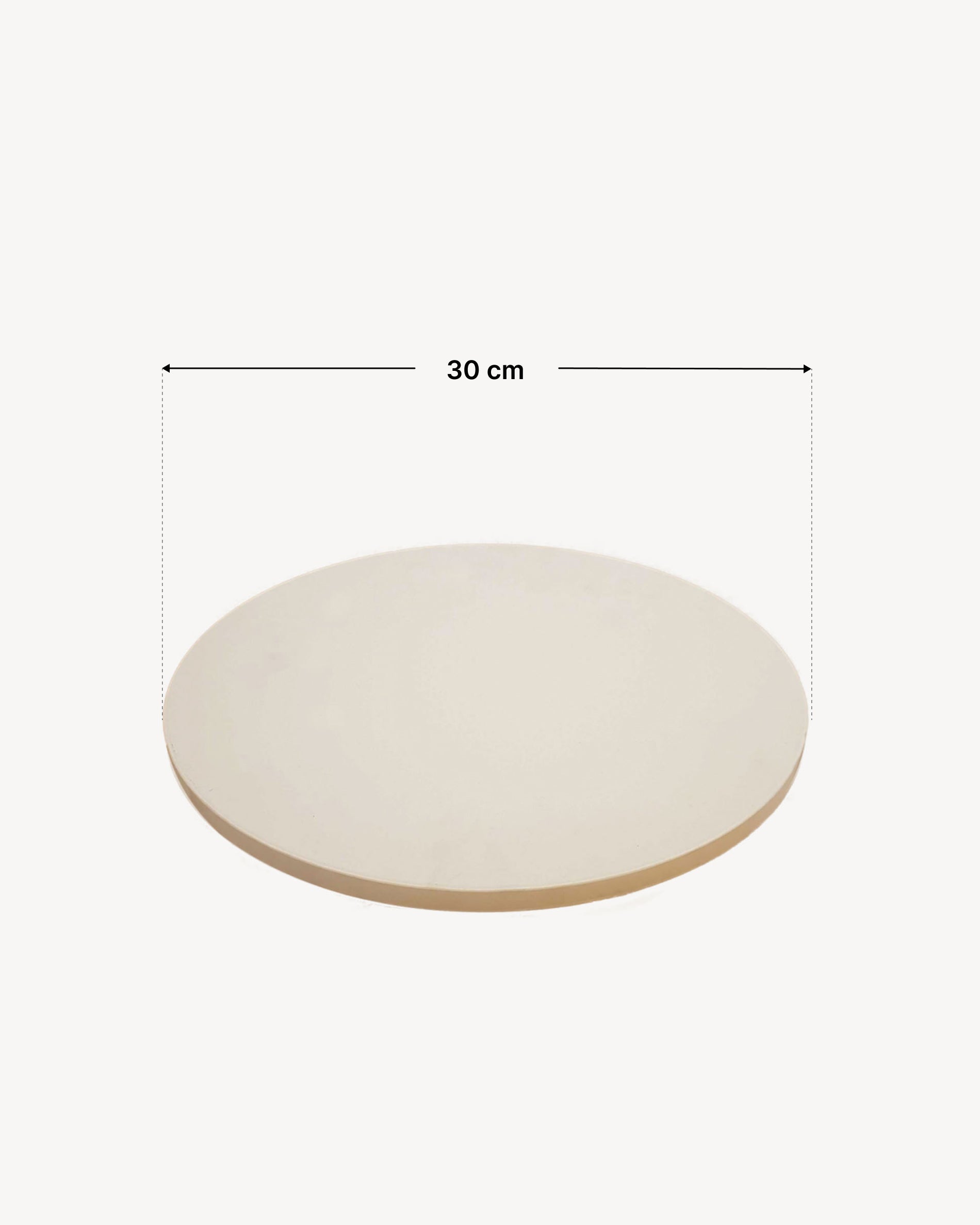 Abmessungen Pizzastein Kokko L 18"