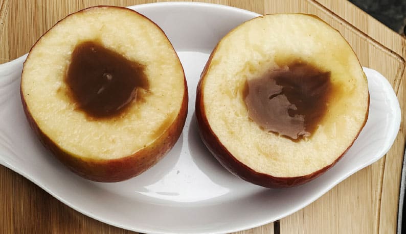 Pomme au caramel