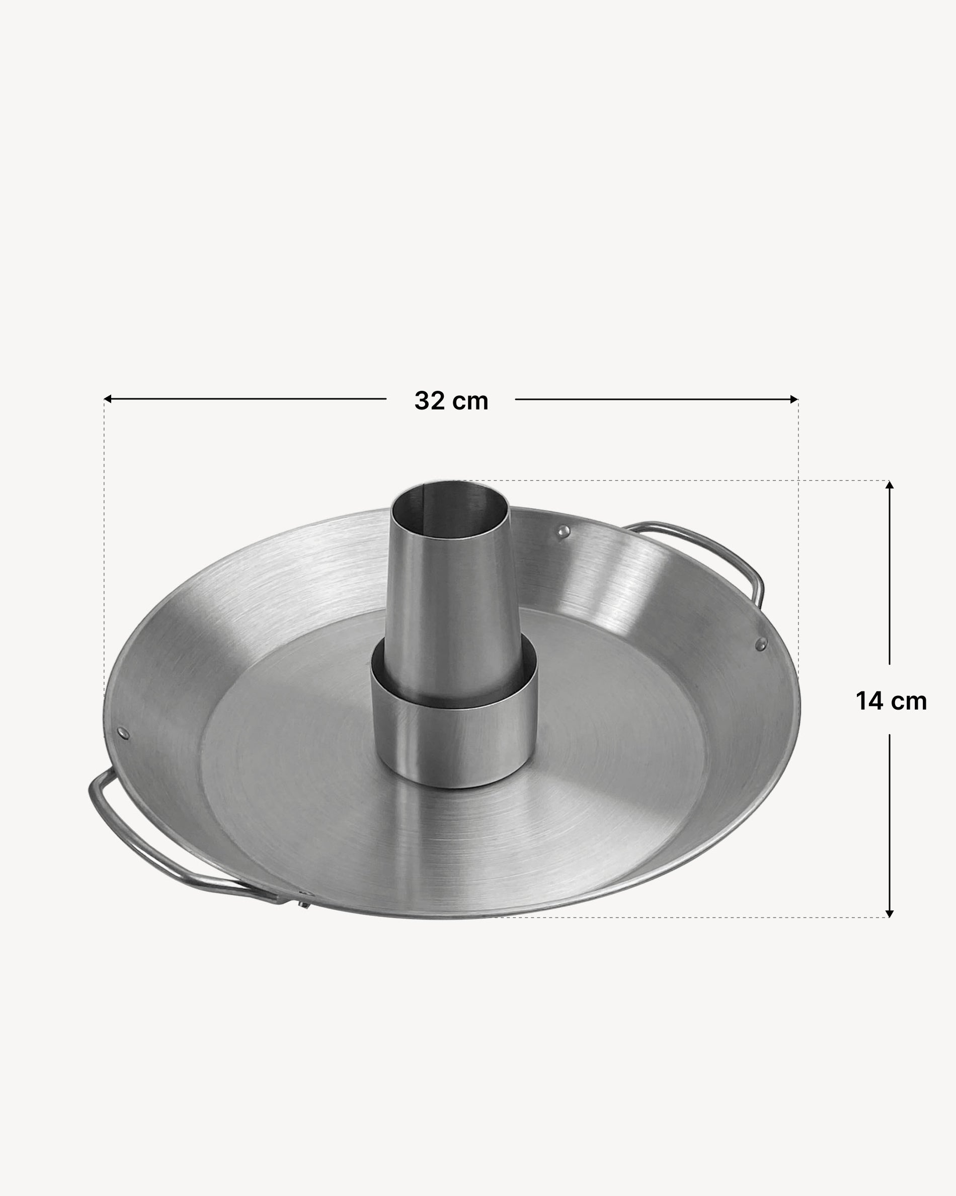 Maße Edelstahl-Geflügelhalter